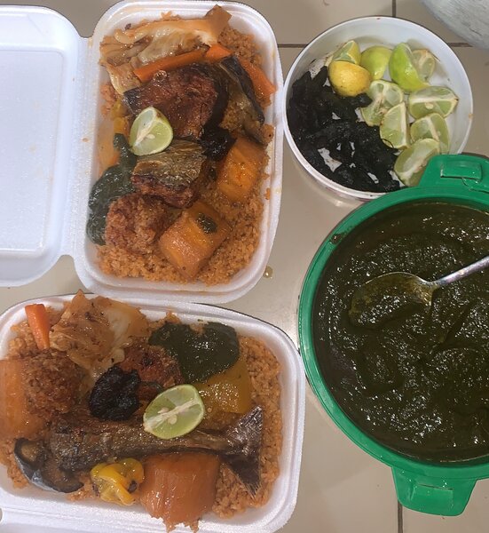 Délice de Jollof Rice Poisson