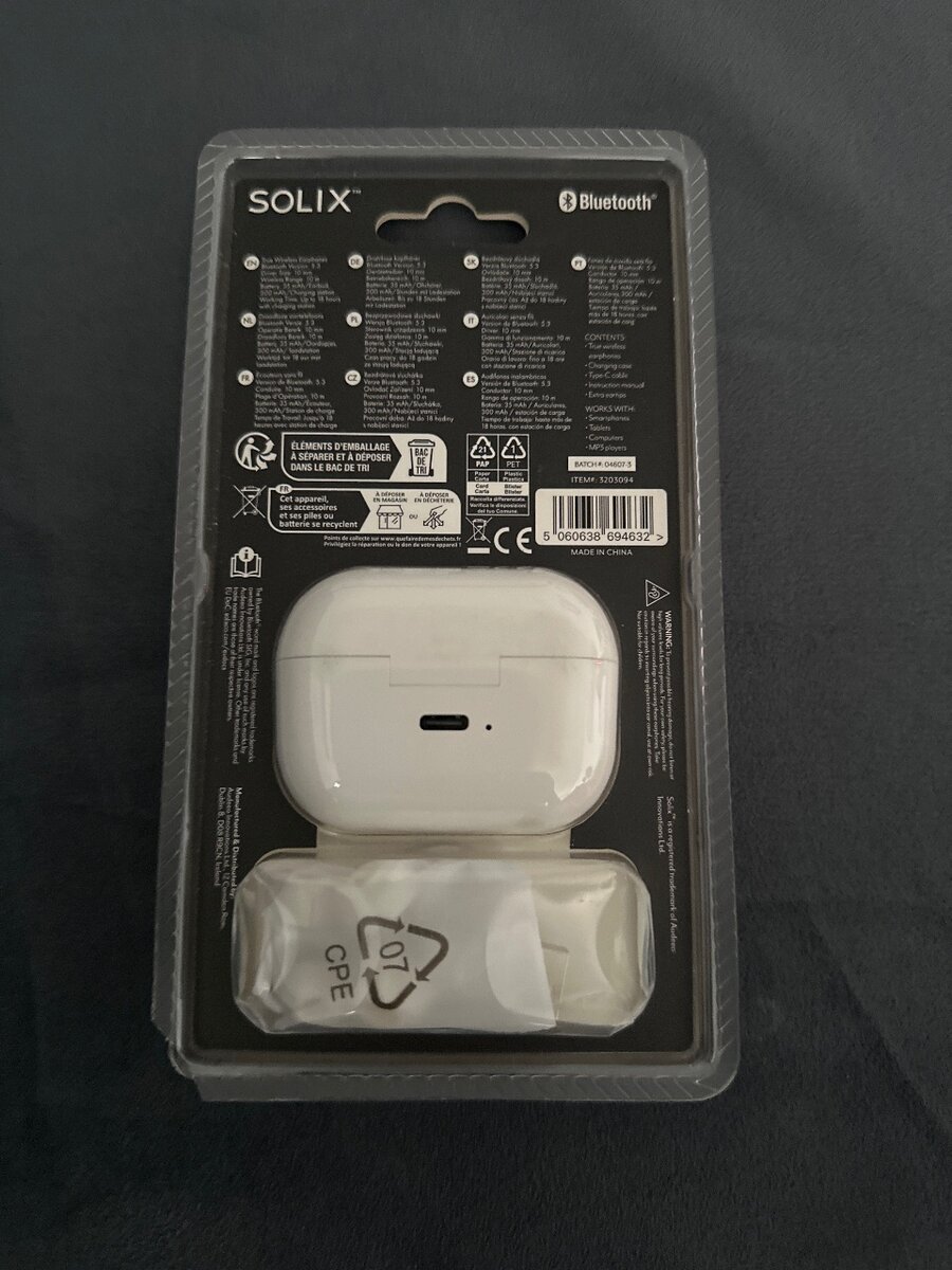 Solix aire pod écouteurs Bluetooth