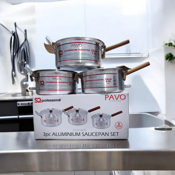 Set de casseroles en aluminium