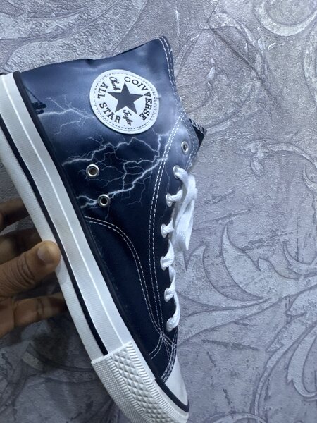 Sneakers montantes à motif