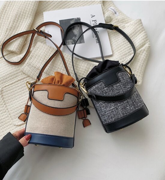 Sac à bandoulière en toile élégant