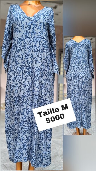 Mini boubou bleu