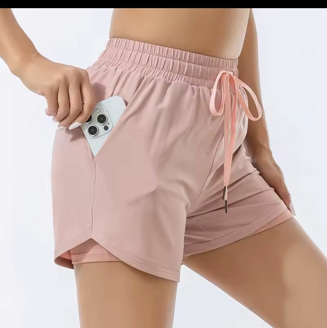 Shorts de sport femme poches