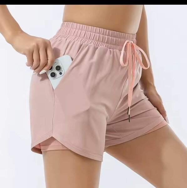 Shorts de sport femme poches