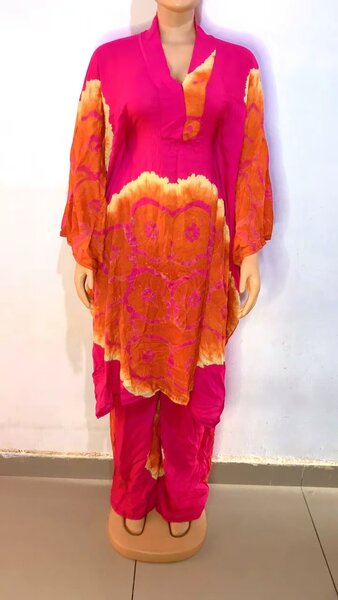 Ensemble dampé rose vif