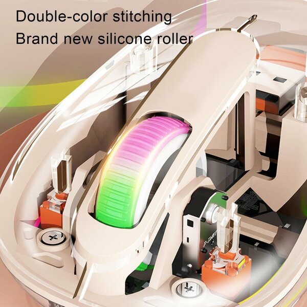 Souris sans fil transparente Bluetooth