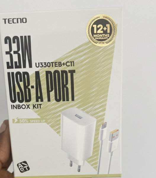 Chargeur Rapide Tecno 33W