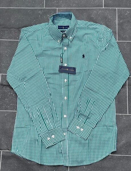 Chemise à carreaux pour homme