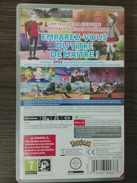 Pokémon Épée Nintendo Switch
