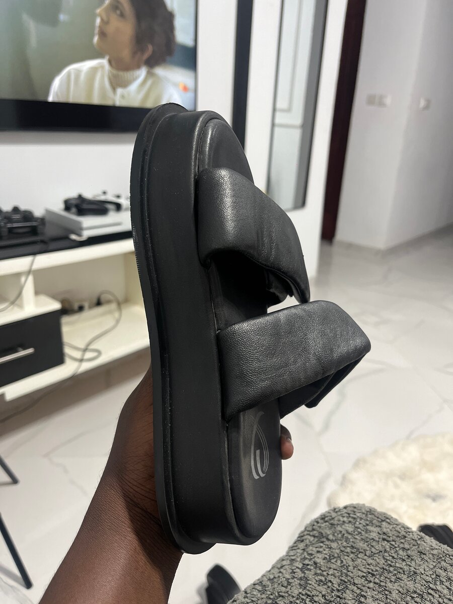 Sandales Noires Confort Femme