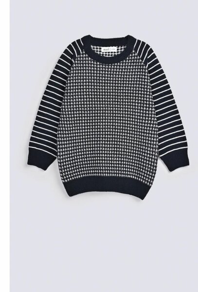 BOYS JACQUARD RAGLAN SLEEVE SWEATER