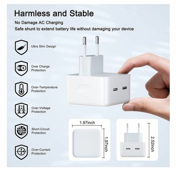 Chargeur iphone rapide CE