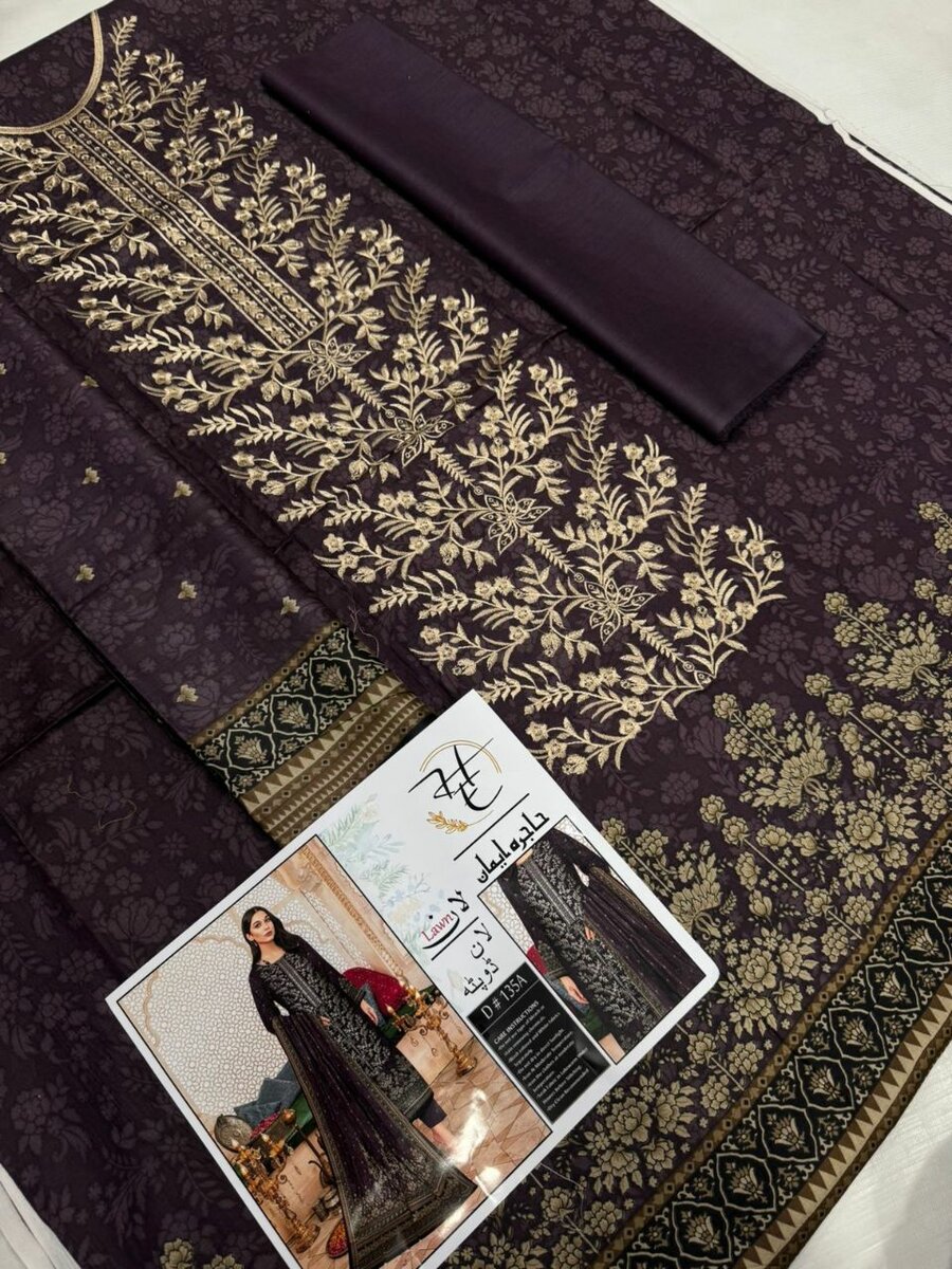 Rijaz Fashion Embroidery Lawn