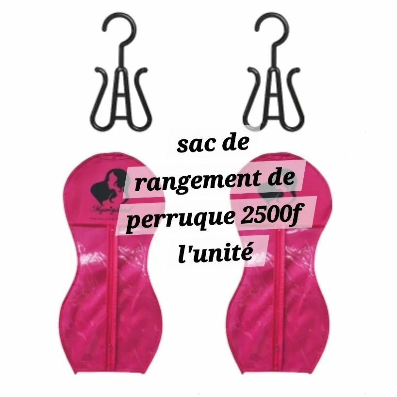 Sac de rangement perruque