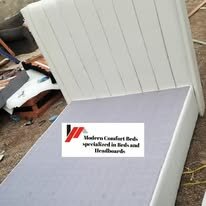 custom made bed with a high base