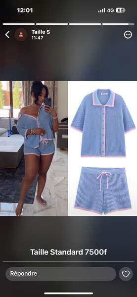Pyjama Ensemble Tricot Femme