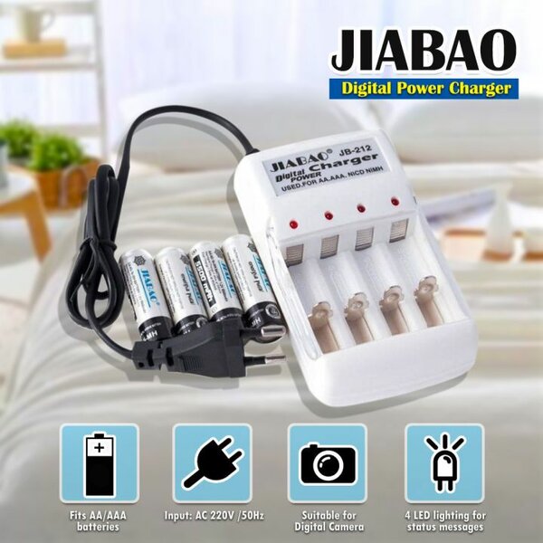 Chargeur de piles JIABAO