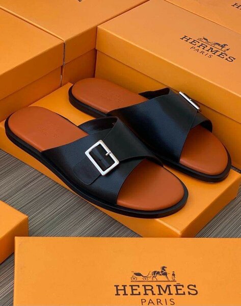 Sandales pour homme en cuir