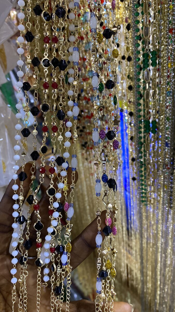 Collier élégant multicolore