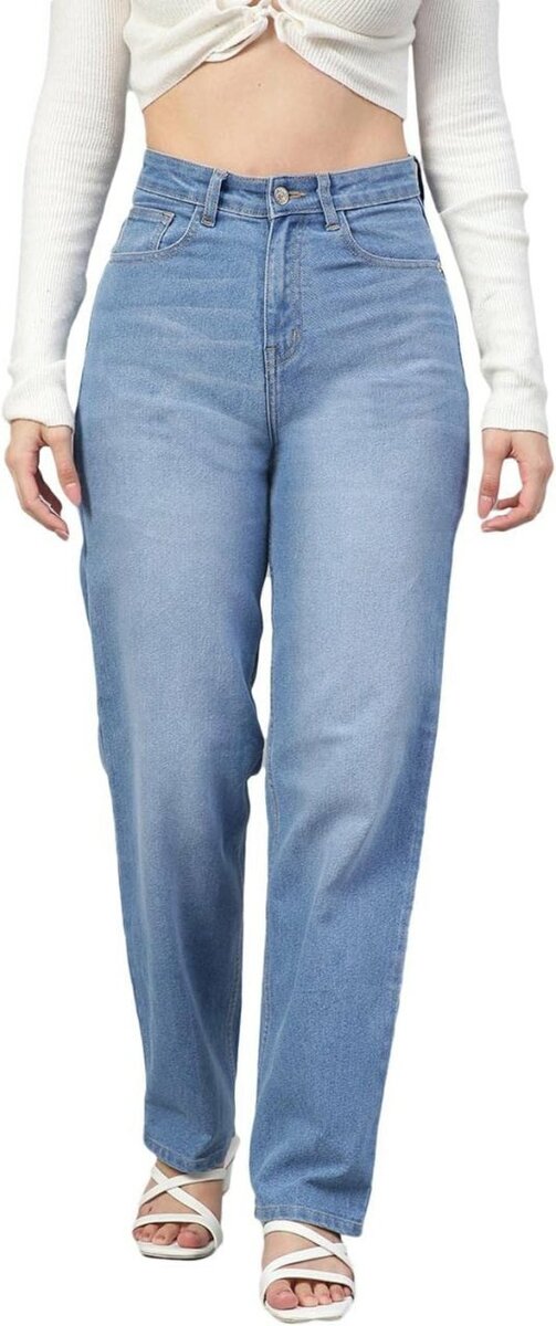 Jeans Femme Coupe Large