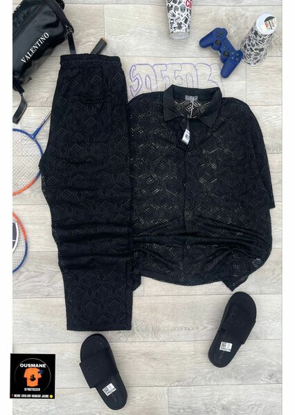 Pyjama en Dentelle Élégant