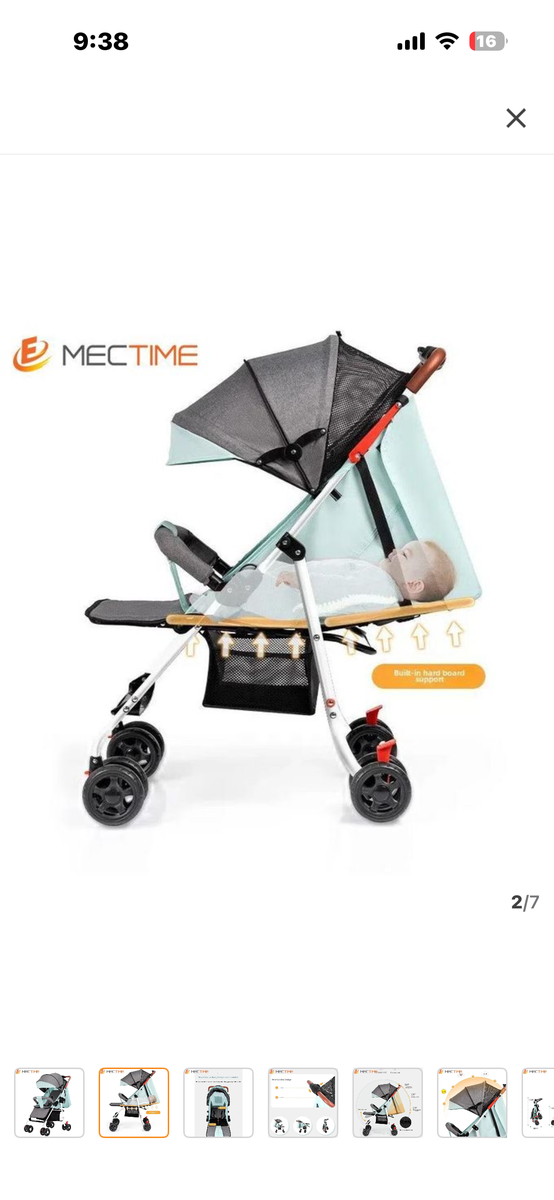 Poussette Pliante MECTIME Compacte