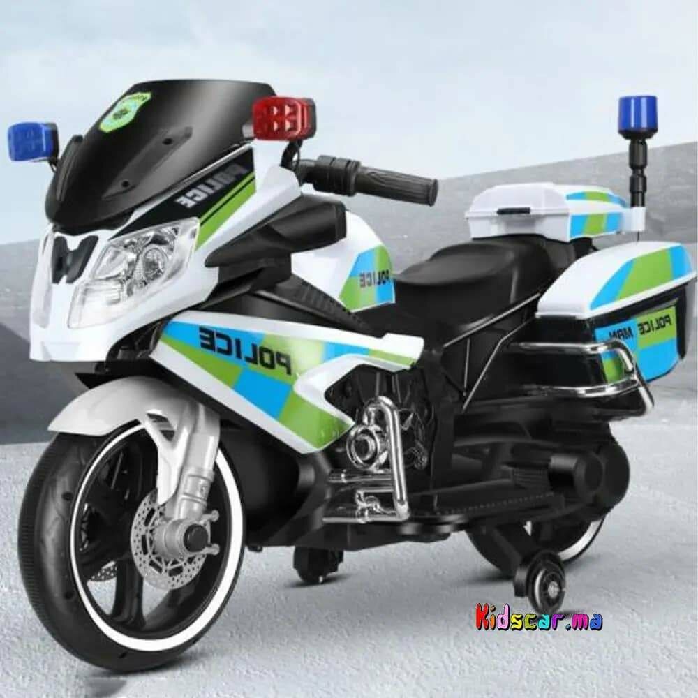 Moto électrique enfant policier