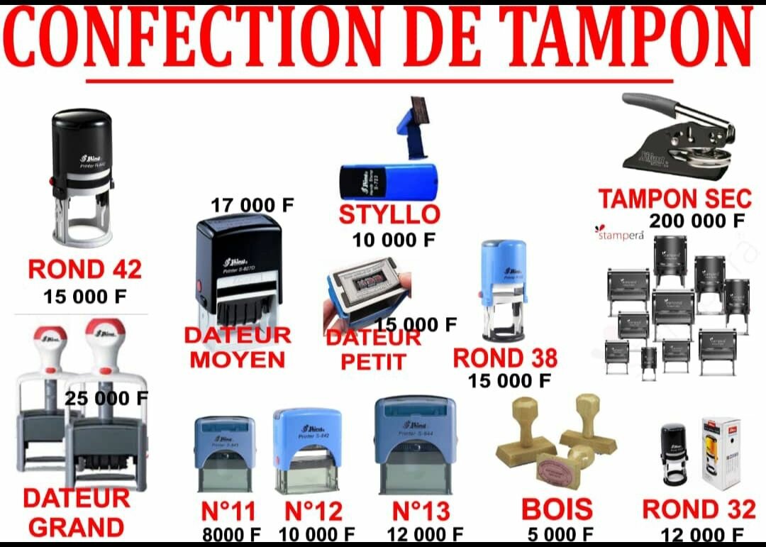 Tampon auto-encreur professionnel