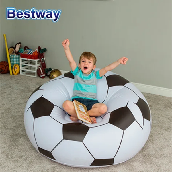 CHAISE DE FOOTBALL GONFLABLE POUR ENFANTS + POMPE ÉLECTRIQUE