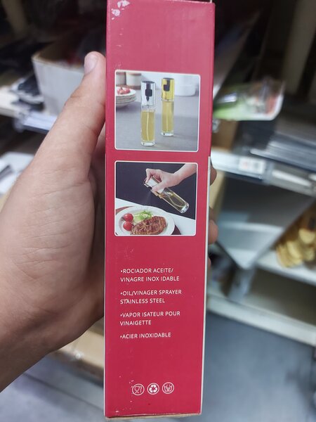 Vaporisateur Huile Inox