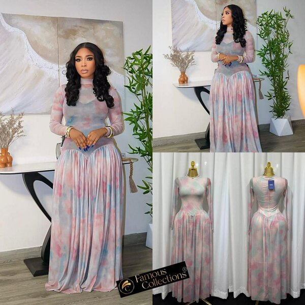 Robe longue élégante femme