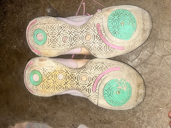 Baskets de sport roses femme