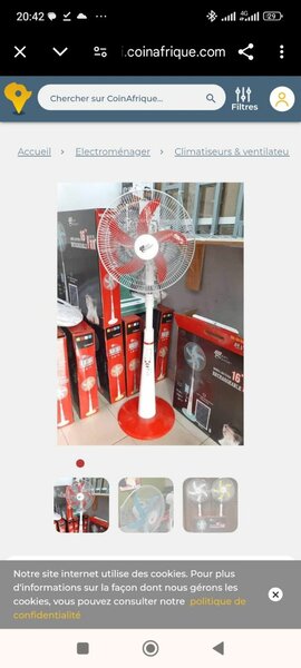 Ventilateur rechargeable 16