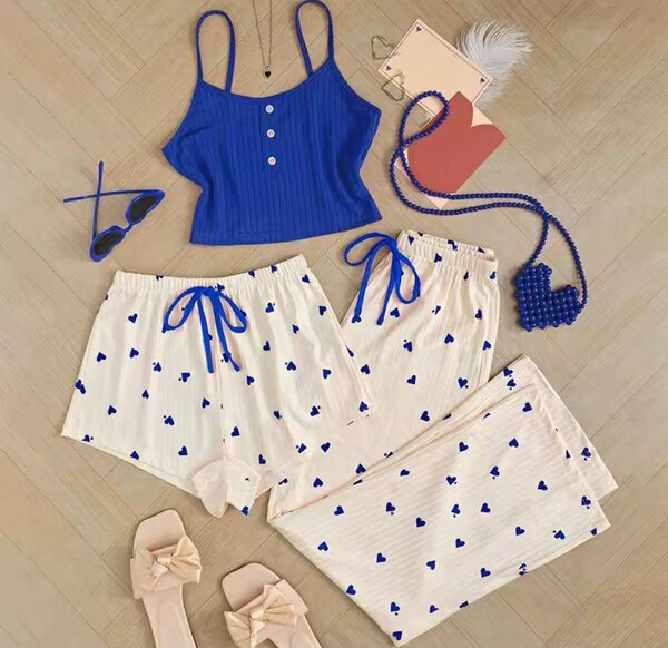 Ensemble pyjama cœur chic