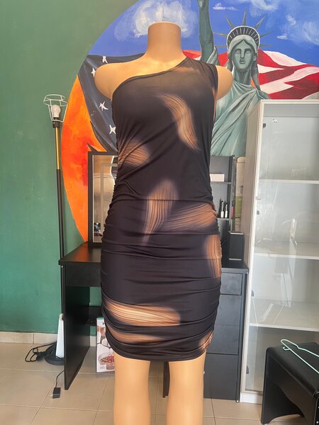 Robe asymétrique sexy