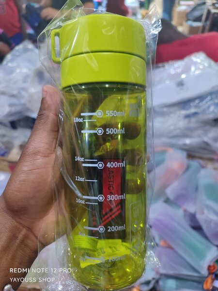 Gourde Sport Transparent 550ml