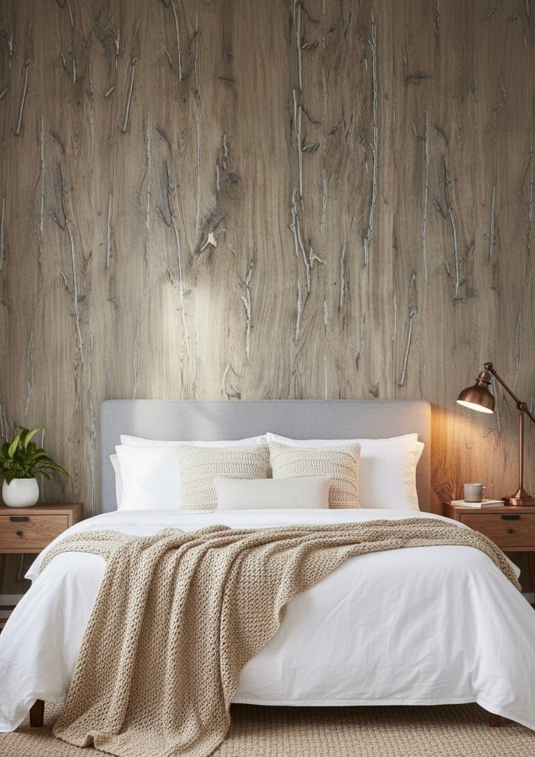 Papier Peint Bois Rustique