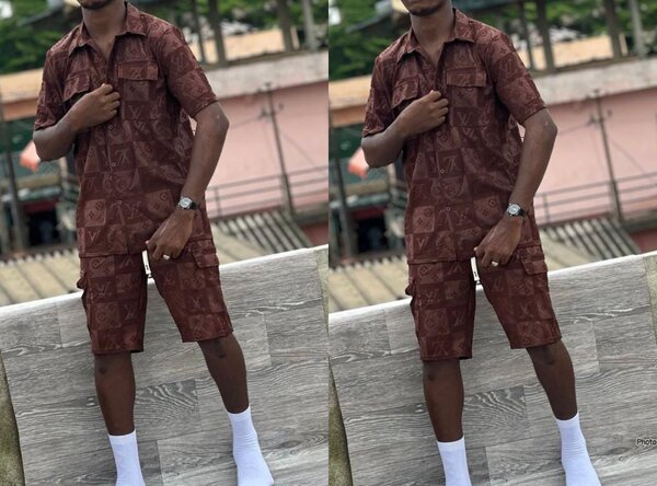 Costume d'été homme imprimé