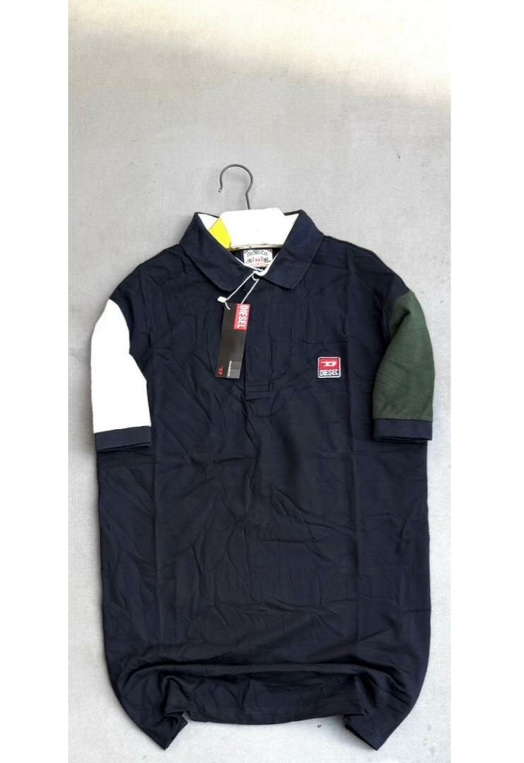 Polo homme manches contrastées