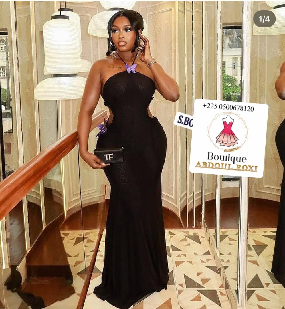 Robe élégante à motifs animaliers