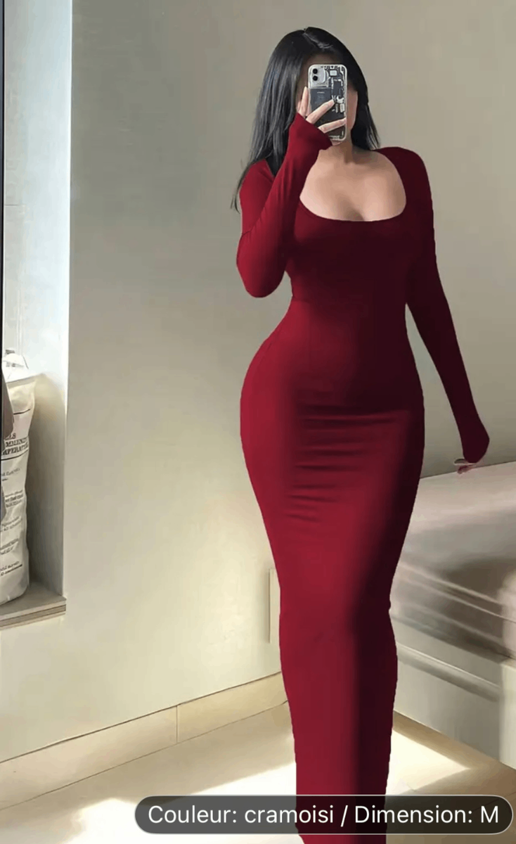 Robe élégante soirée femme