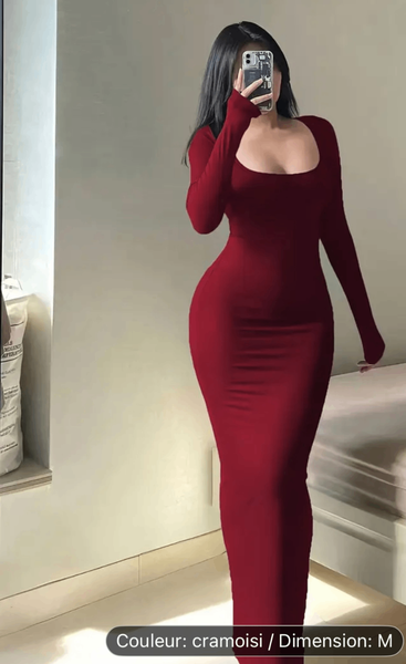 Robe élégante soirée femme