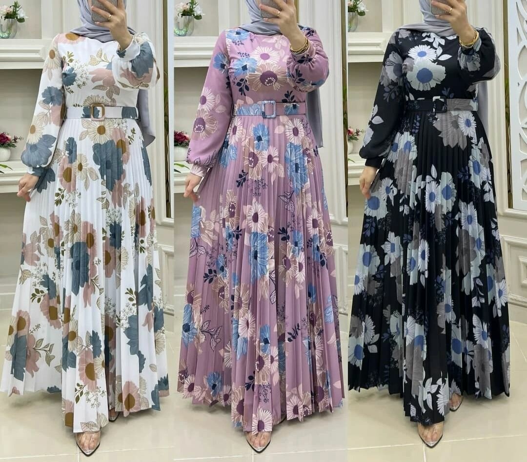 Robe longue fleurie élégante