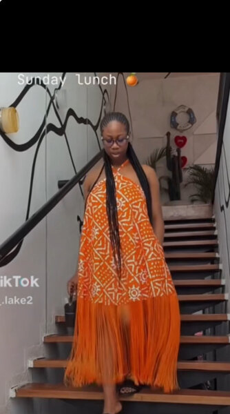 Robe ethnique élégante