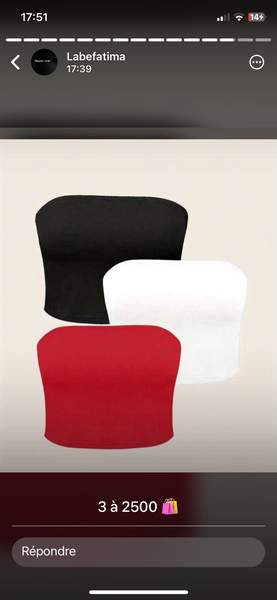 Top simple sans manche