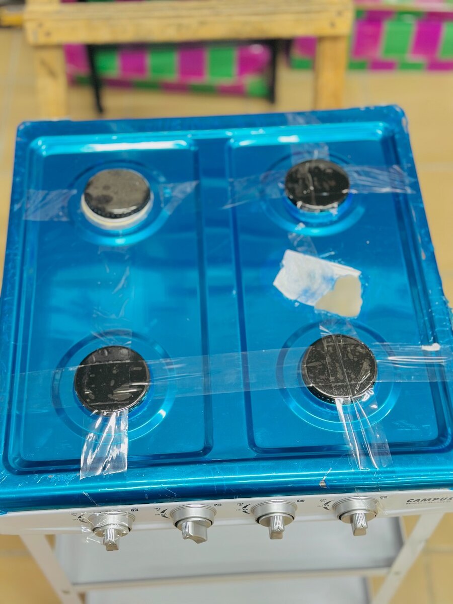 Cuiseur à gaz à 4 brûleurs