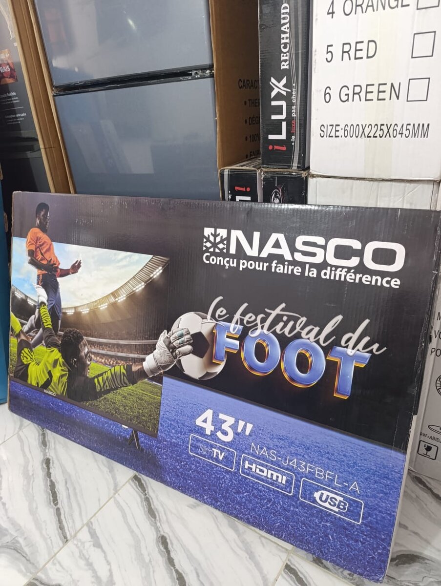 Téléviseur NASCO 43'' LED HD