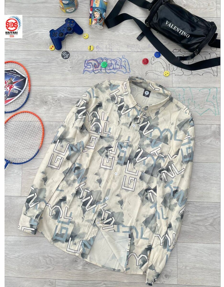 Chemise Graphique Homme Casual