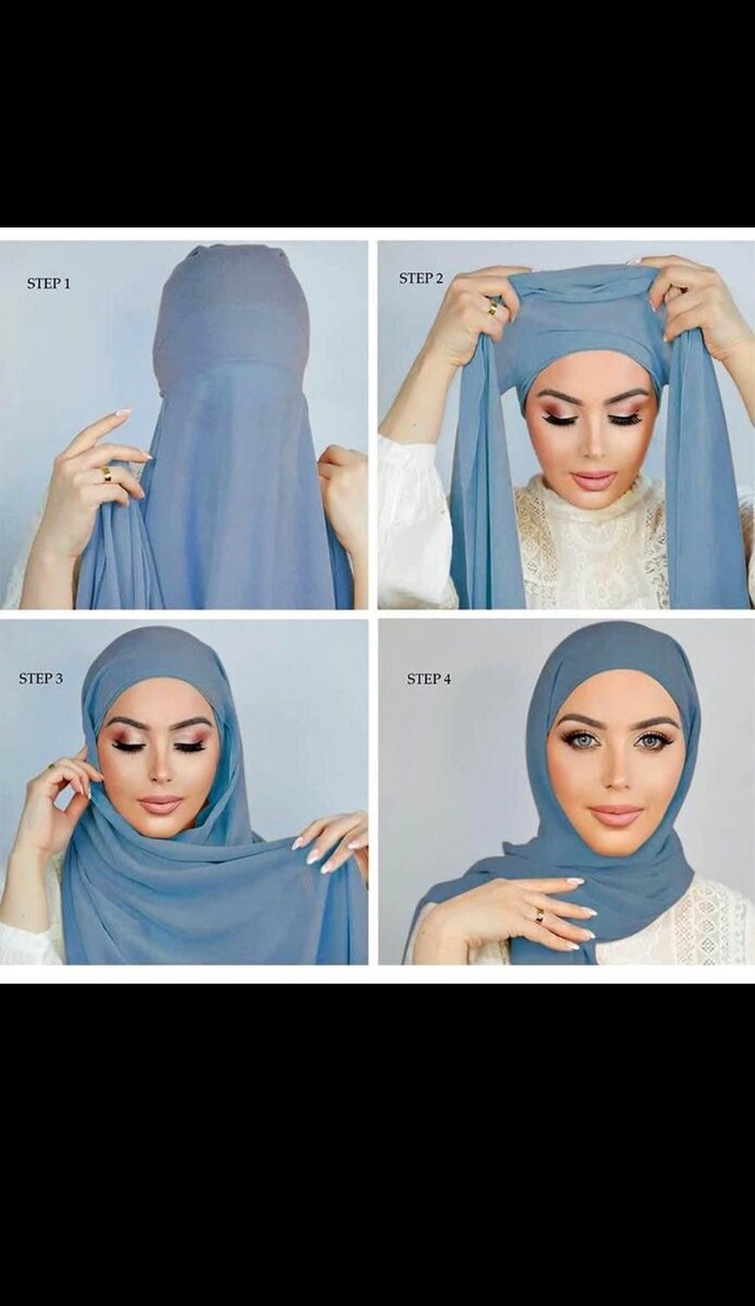 Foulard coller avec chapeau mousseline