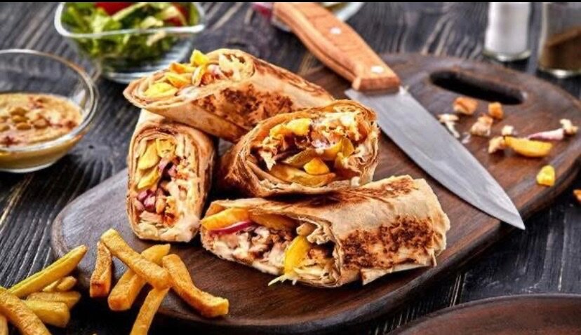 Délicieux wraps grillés